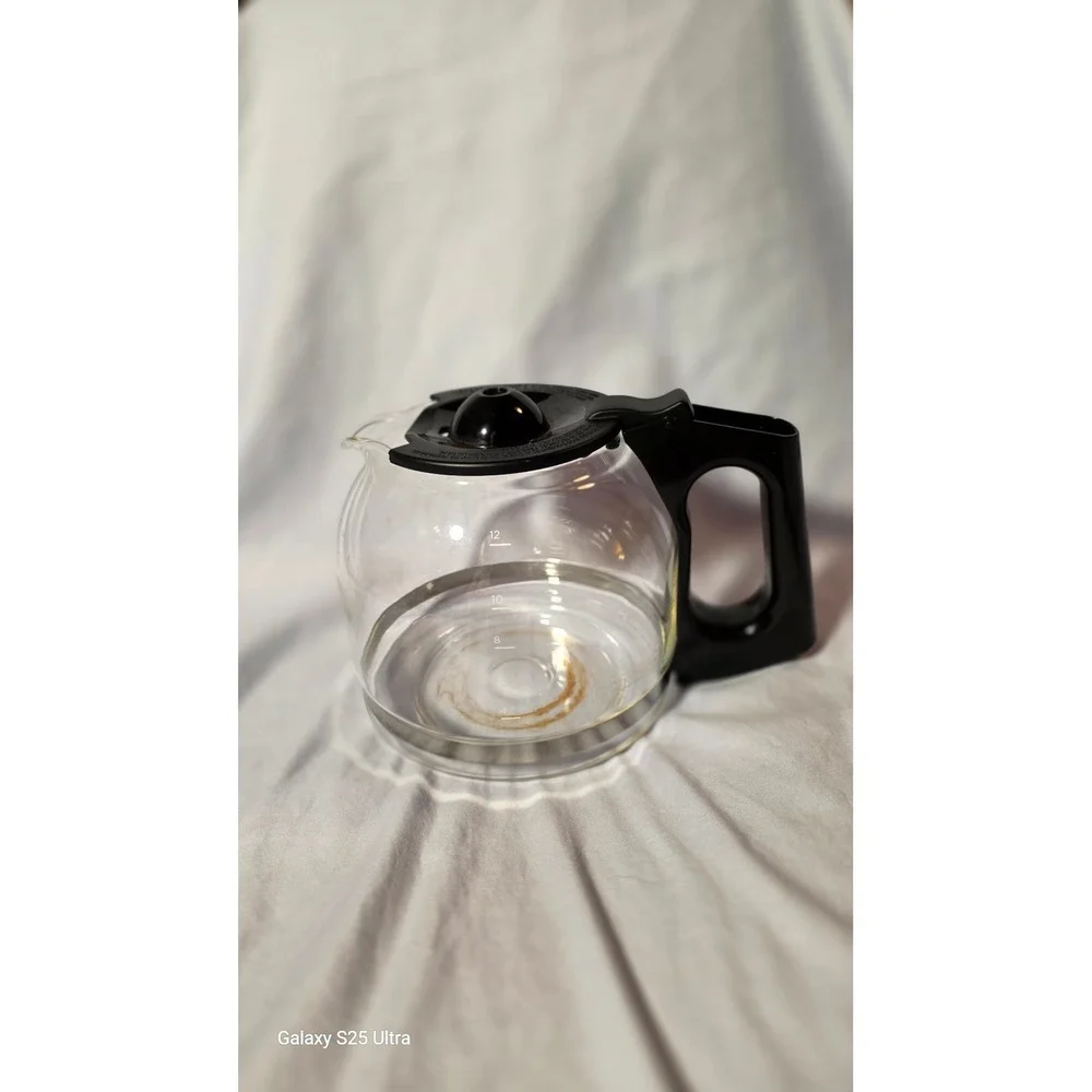 Black + Decker 12 Cup Replacement Glass Coffee Carafe Black Handle GC3000